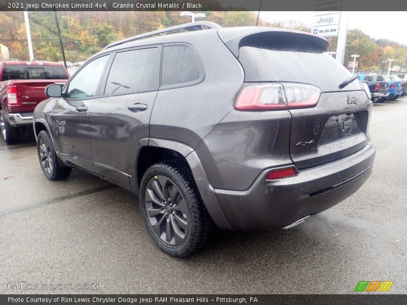 Granite Crystal Metallic / Black 2021 Jeep Cherokee Limited 4x4