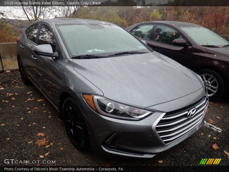 Galactic Gray / Black 2018 Hyundai Elantra Value Edition