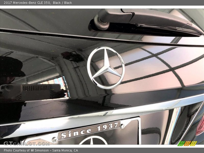 Black / Black 2017 Mercedes-Benz GLE 350