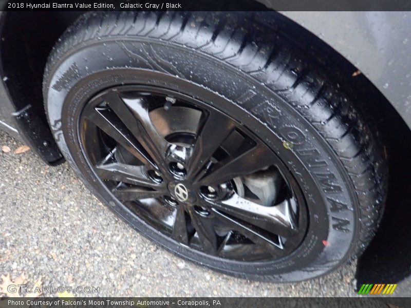 Galactic Gray / Black 2018 Hyundai Elantra Value Edition