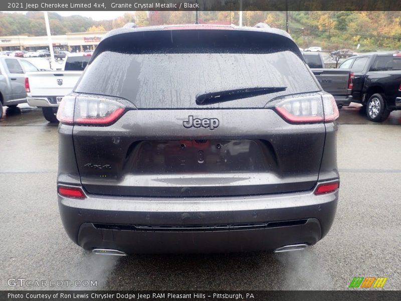 Granite Crystal Metallic / Black 2021 Jeep Cherokee Limited 4x4