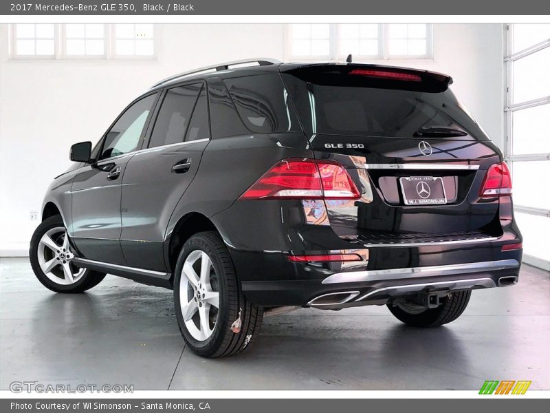 Black / Black 2017 Mercedes-Benz GLE 350