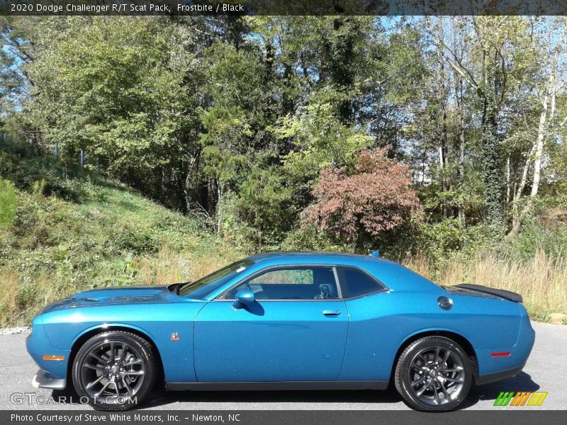 Frostbite / Black 2020 Dodge Challenger R/T Scat Pack