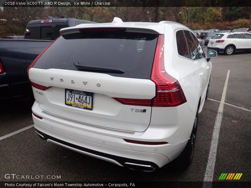 Ice White / Charcoal 2018 Volvo XC60 T5 AWD R Design