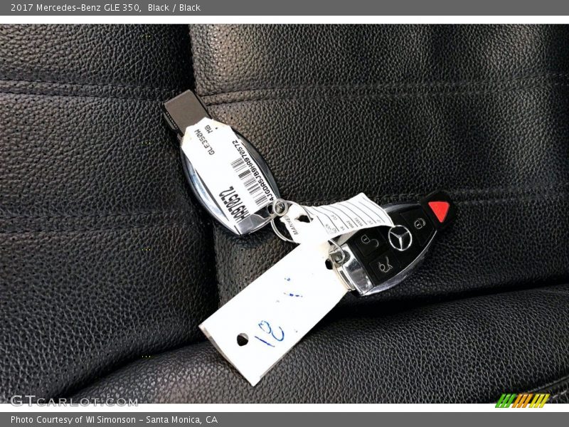 Black / Black 2017 Mercedes-Benz GLE 350