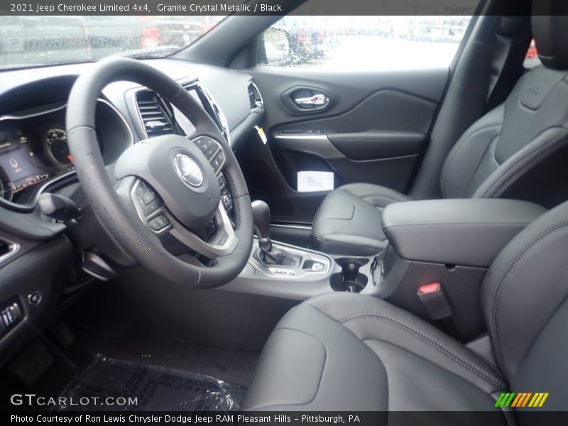 Front Seat of 2021 Cherokee Limited 4x4