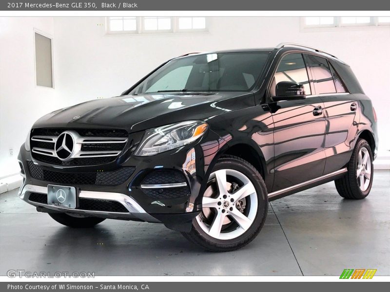 Black / Black 2017 Mercedes-Benz GLE 350