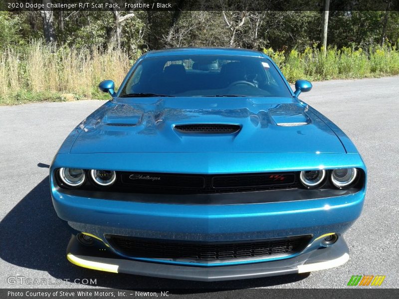 Frostbite / Black 2020 Dodge Challenger R/T Scat Pack