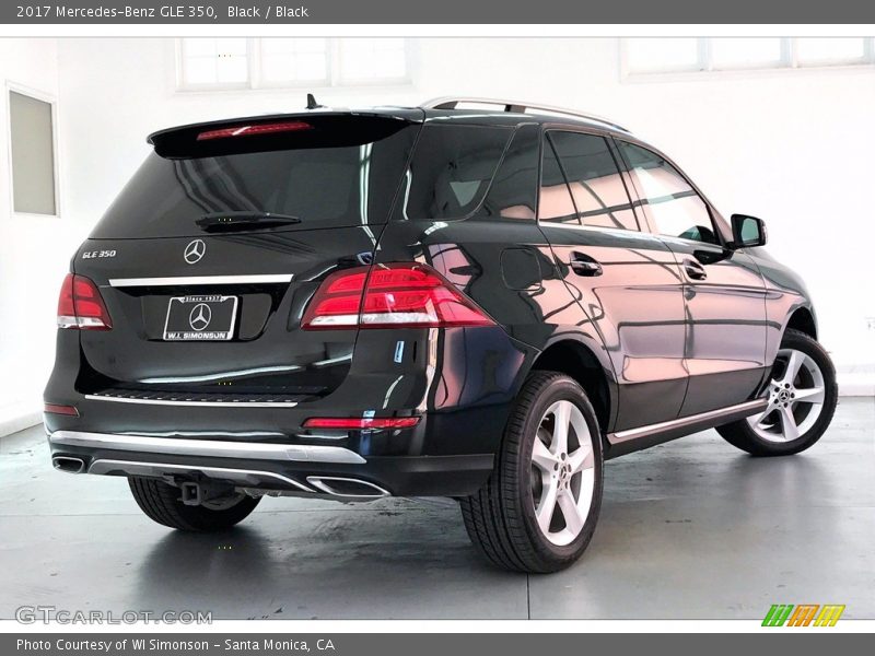Black / Black 2017 Mercedes-Benz GLE 350
