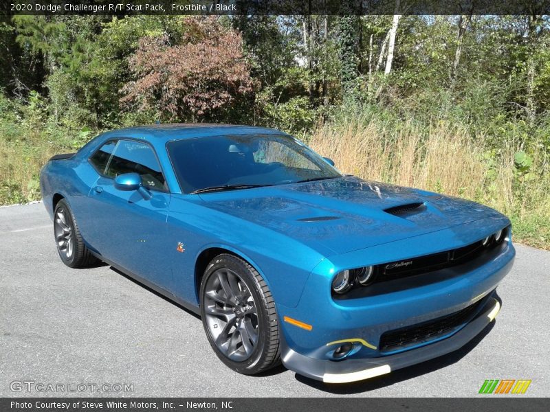 Frostbite / Black 2020 Dodge Challenger R/T Scat Pack