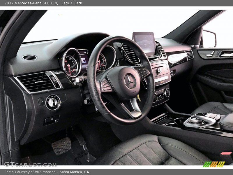 Black / Black 2017 Mercedes-Benz GLE 350