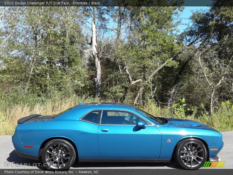 Frostbite / Black 2020 Dodge Challenger R/T Scat Pack