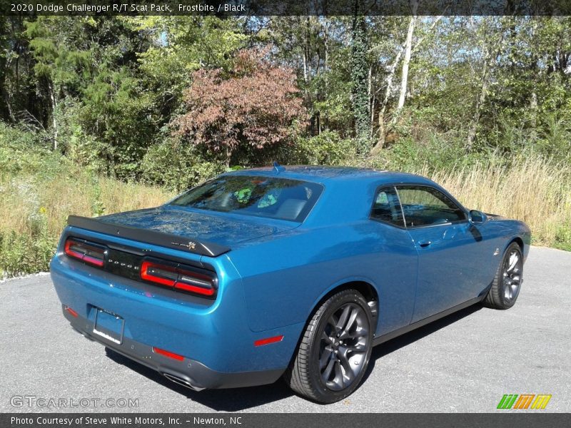 Frostbite / Black 2020 Dodge Challenger R/T Scat Pack