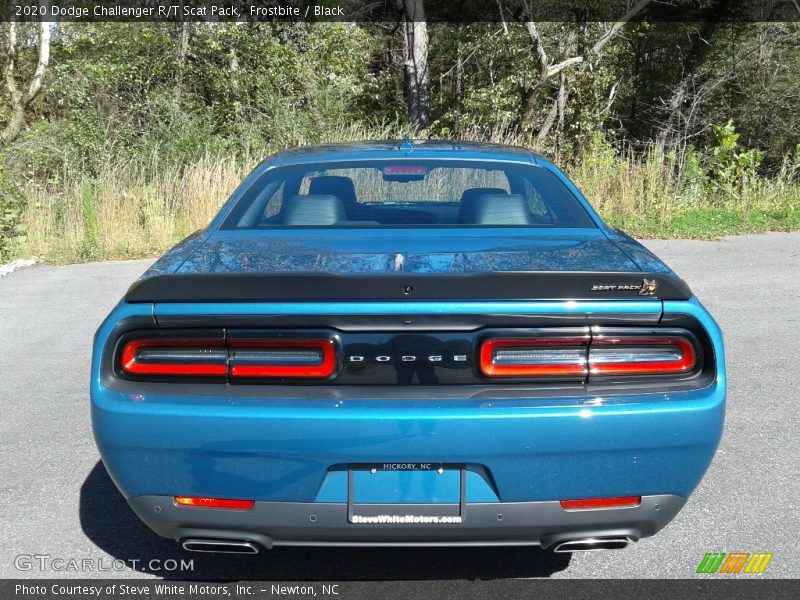 Frostbite / Black 2020 Dodge Challenger R/T Scat Pack