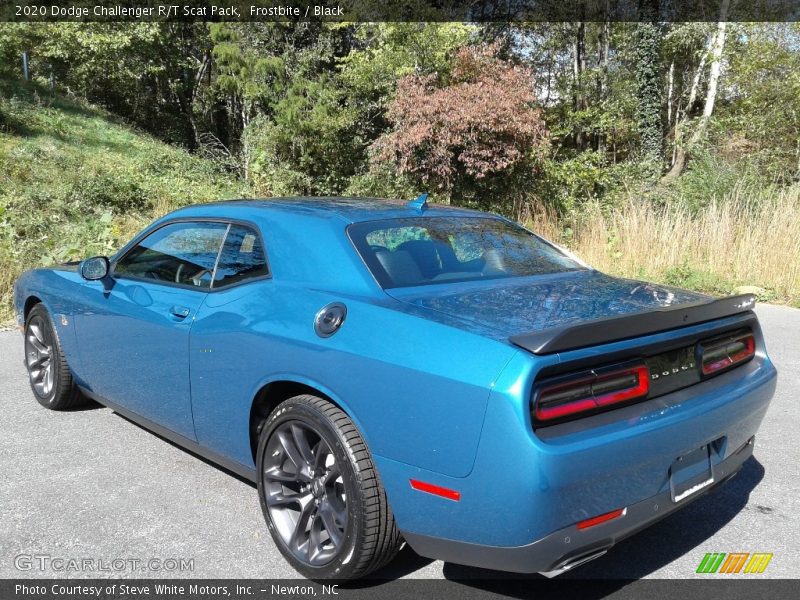 Frostbite / Black 2020 Dodge Challenger R/T Scat Pack