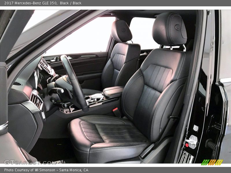 Black / Black 2017 Mercedes-Benz GLE 350