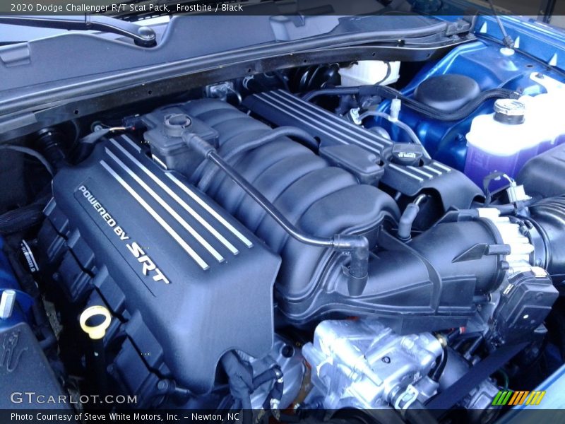 Frostbite / Black 2020 Dodge Challenger R/T Scat Pack