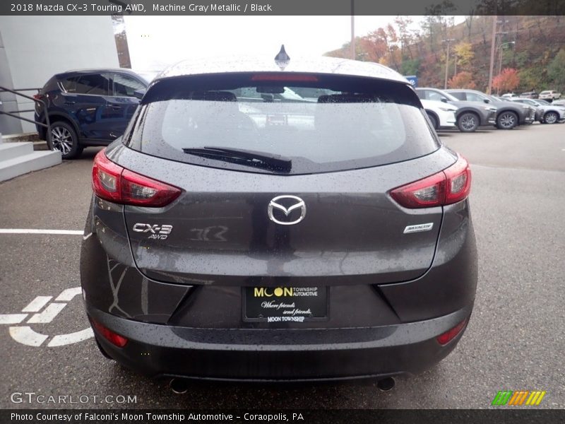 Machine Gray Metallic / Black 2018 Mazda CX-3 Touring AWD