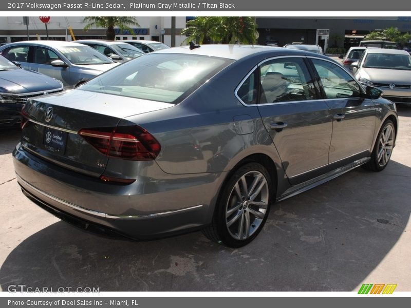 Platinum Gray Metallic / Titan Black 2017 Volkswagen Passat R-Line Sedan