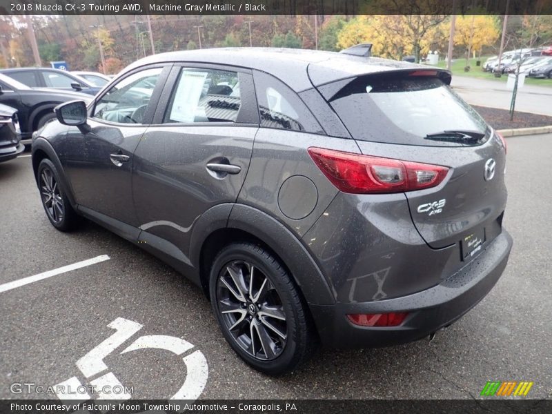 Machine Gray Metallic / Black 2018 Mazda CX-3 Touring AWD