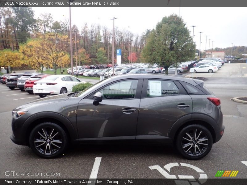 Machine Gray Metallic / Black 2018 Mazda CX-3 Touring AWD