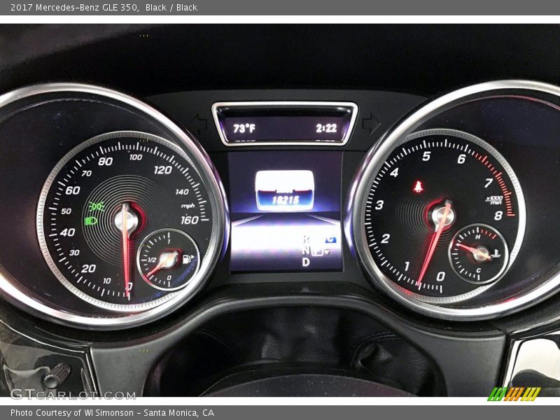 Black / Black 2017 Mercedes-Benz GLE 350