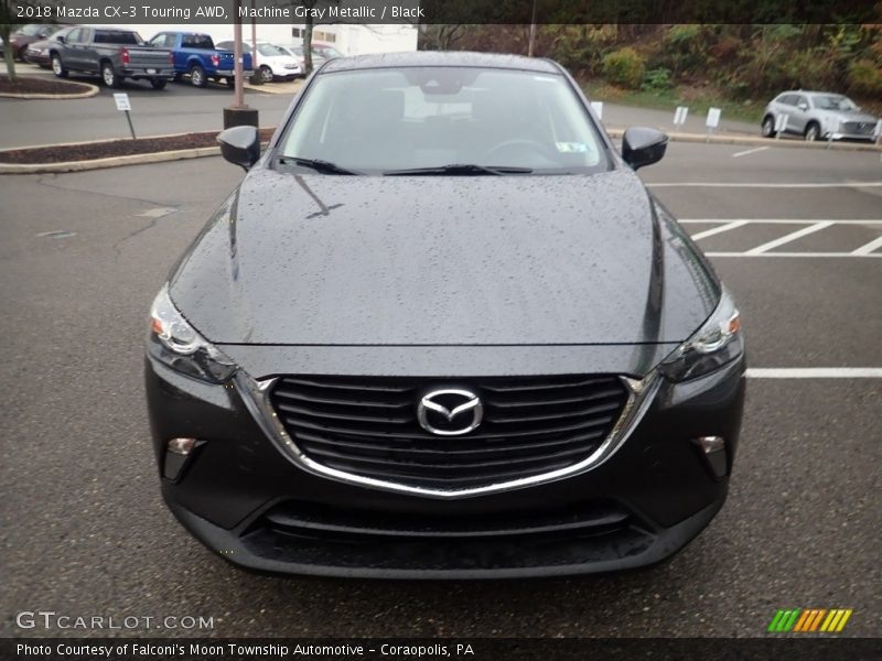Machine Gray Metallic / Black 2018 Mazda CX-3 Touring AWD