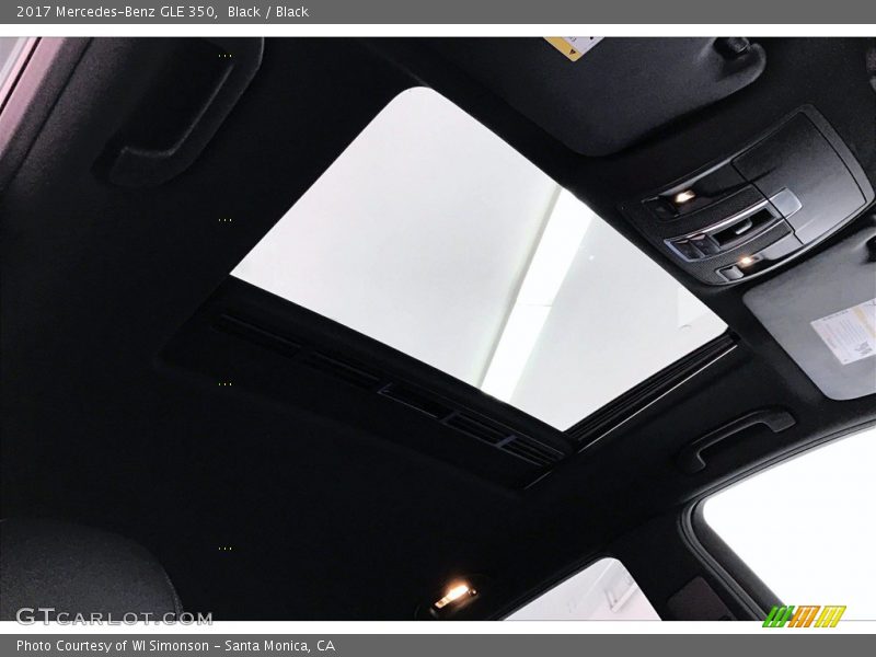 Black / Black 2017 Mercedes-Benz GLE 350