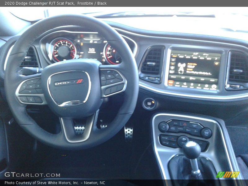 Frostbite / Black 2020 Dodge Challenger R/T Scat Pack