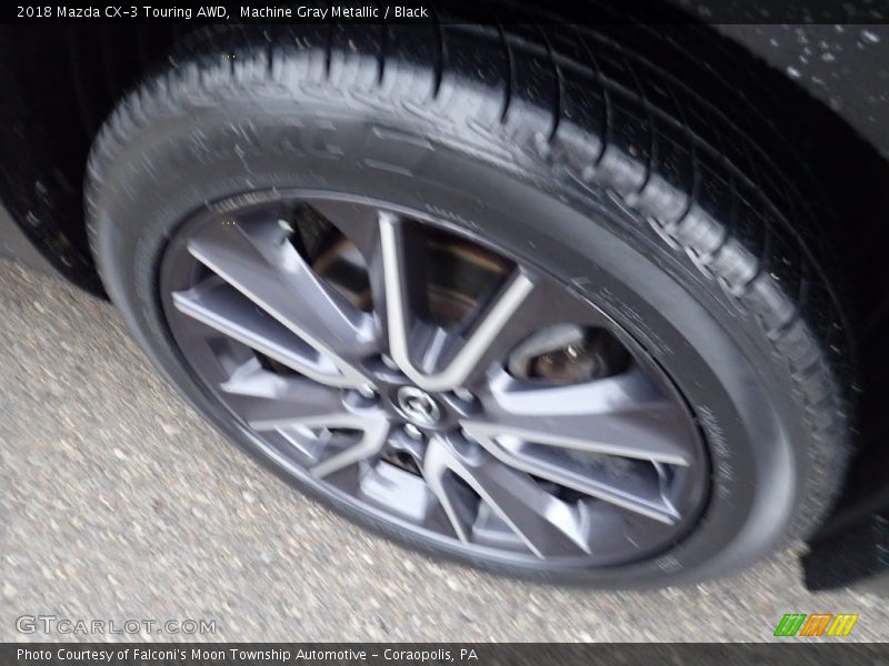 Machine Gray Metallic / Black 2018 Mazda CX-3 Touring AWD