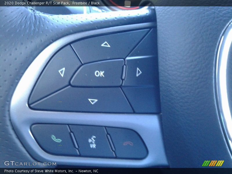 Frostbite / Black 2020 Dodge Challenger R/T Scat Pack
