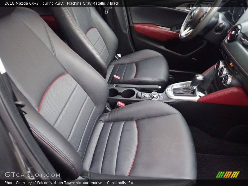 Machine Gray Metallic / Black 2018 Mazda CX-3 Touring AWD
