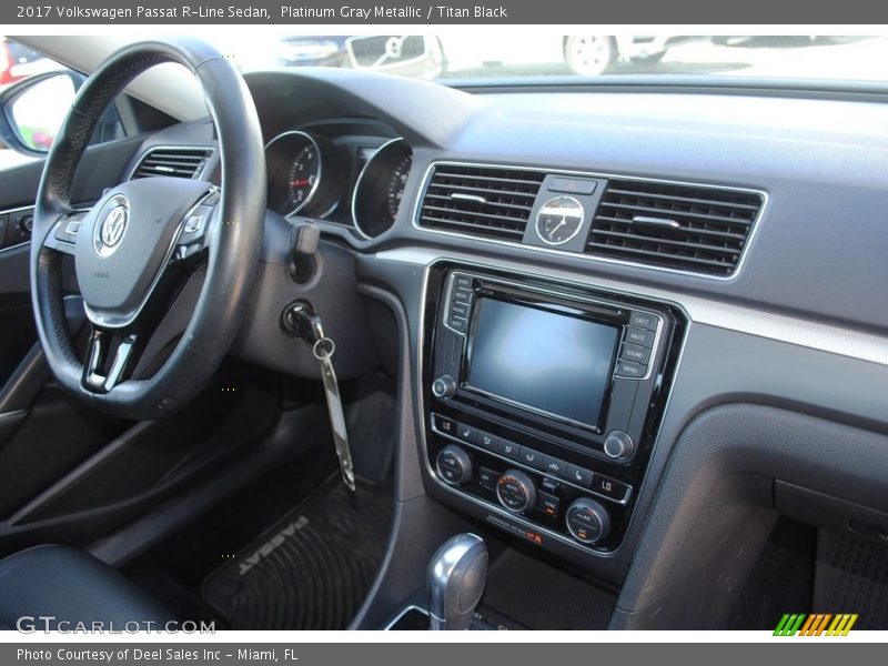 Platinum Gray Metallic / Titan Black 2017 Volkswagen Passat R-Line Sedan