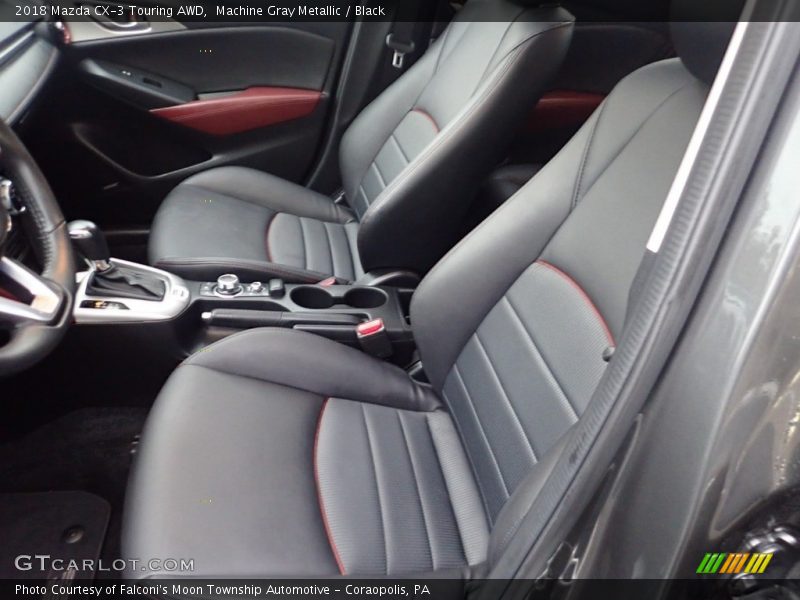 Machine Gray Metallic / Black 2018 Mazda CX-3 Touring AWD