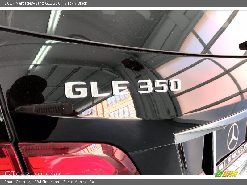 Black / Black 2017 Mercedes-Benz GLE 350