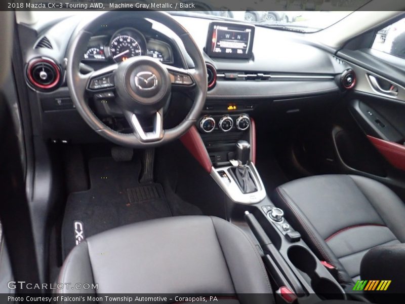 Machine Gray Metallic / Black 2018 Mazda CX-3 Touring AWD