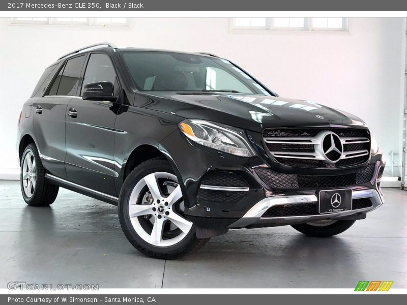 Black / Black 2017 Mercedes-Benz GLE 350