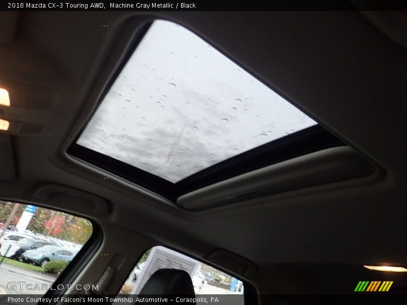 Machine Gray Metallic / Black 2018 Mazda CX-3 Touring AWD