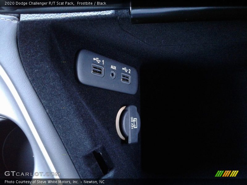 Frostbite / Black 2020 Dodge Challenger R/T Scat Pack