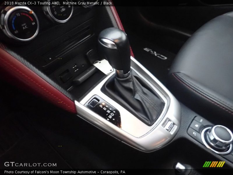 Machine Gray Metallic / Black 2018 Mazda CX-3 Touring AWD