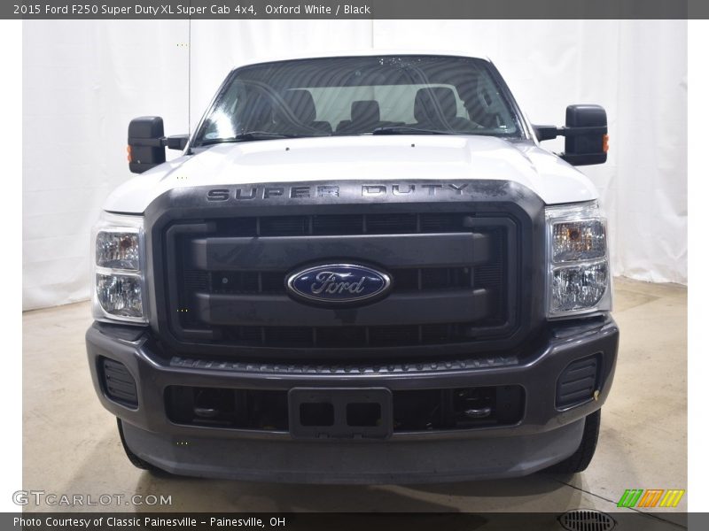 Oxford White / Black 2015 Ford F250 Super Duty XL Super Cab 4x4