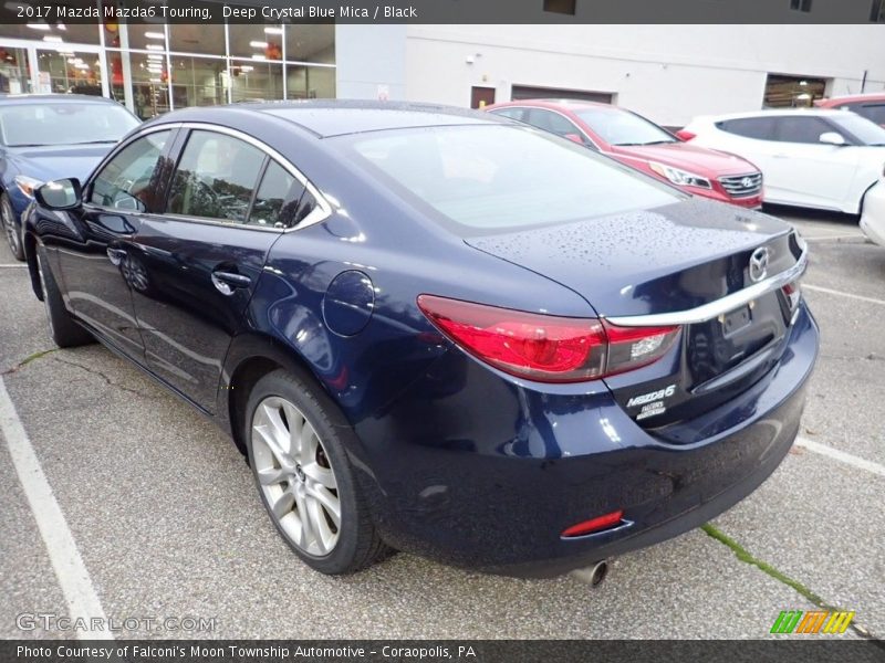 Deep Crystal Blue Mica / Black 2017 Mazda Mazda6 Touring