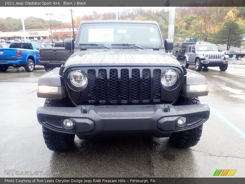 Black / Black 2021 Jeep Gladiator Sport 4x4