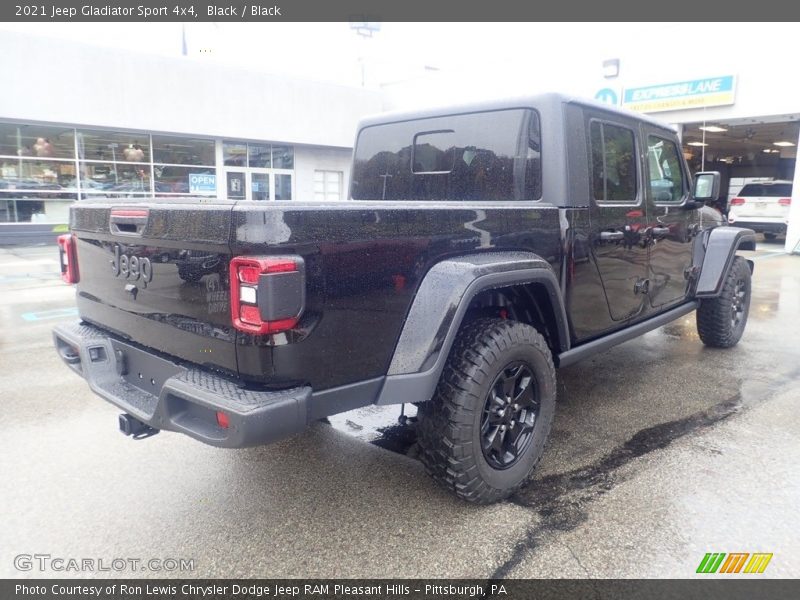 Black / Black 2021 Jeep Gladiator Sport 4x4