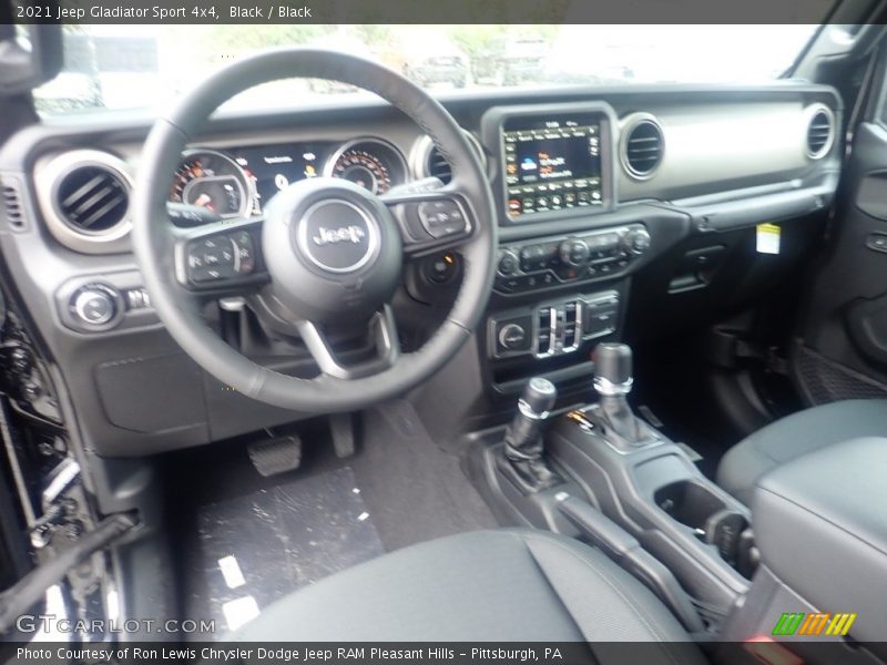 Black / Black 2021 Jeep Gladiator Sport 4x4