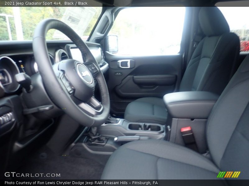 Black / Black 2021 Jeep Gladiator Sport 4x4