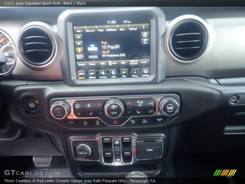 Black / Black 2021 Jeep Gladiator Sport 4x4