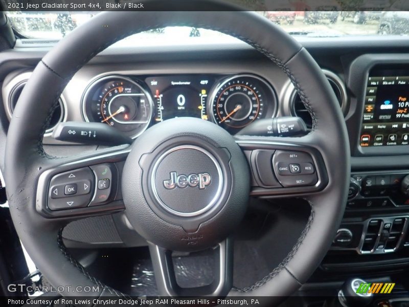 Black / Black 2021 Jeep Gladiator Sport 4x4