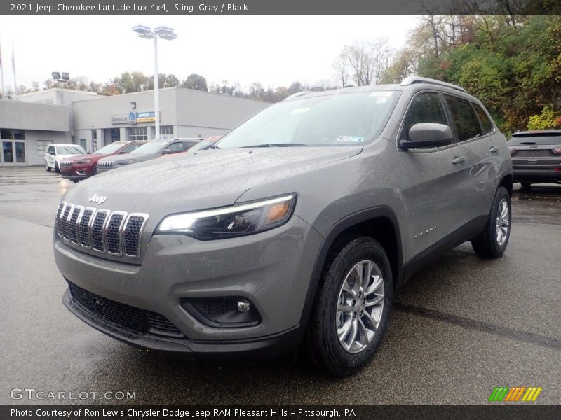 Sting-Gray / Black 2021 Jeep Cherokee Latitude Lux 4x4