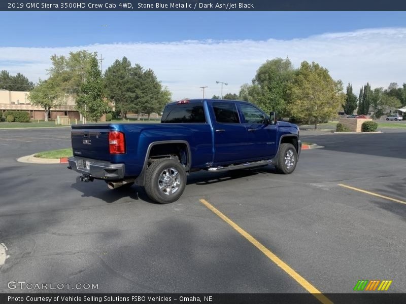 Stone Blue Metallic / Dark Ash/Jet Black 2019 GMC Sierra 3500HD Crew Cab 4WD